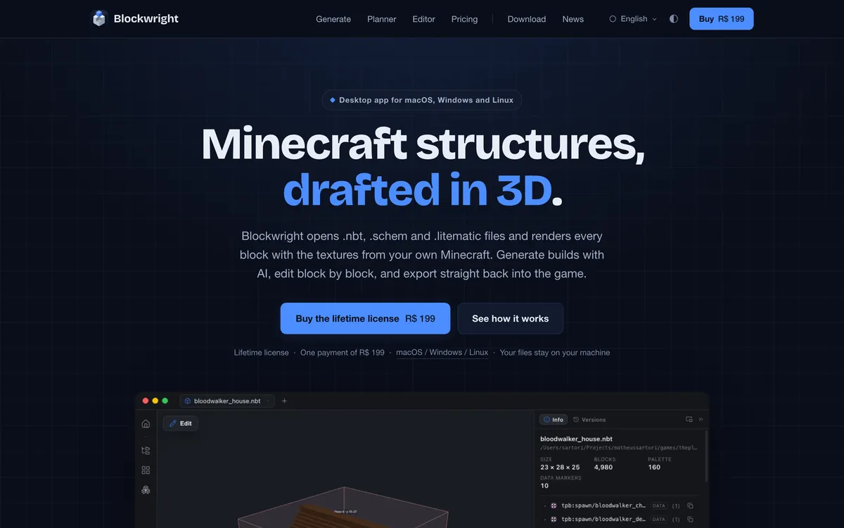 Blockwright — screenshot